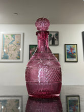 Load image into Gallery viewer, Cranberry Pink Decanter
