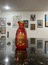 Load image into Gallery viewer, Strawberry Red Windowsill Bud Vase
