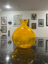 Load image into Gallery viewer, Old Pale Gold Windowsill Bud Vase
