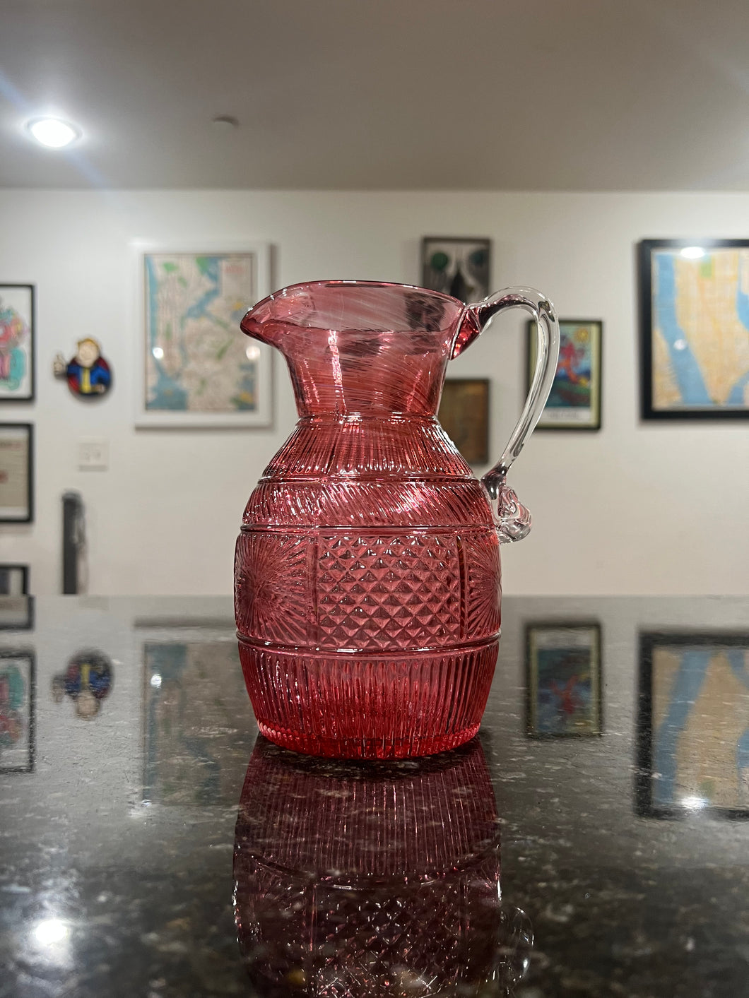 Brilliant Ruby Pitcher