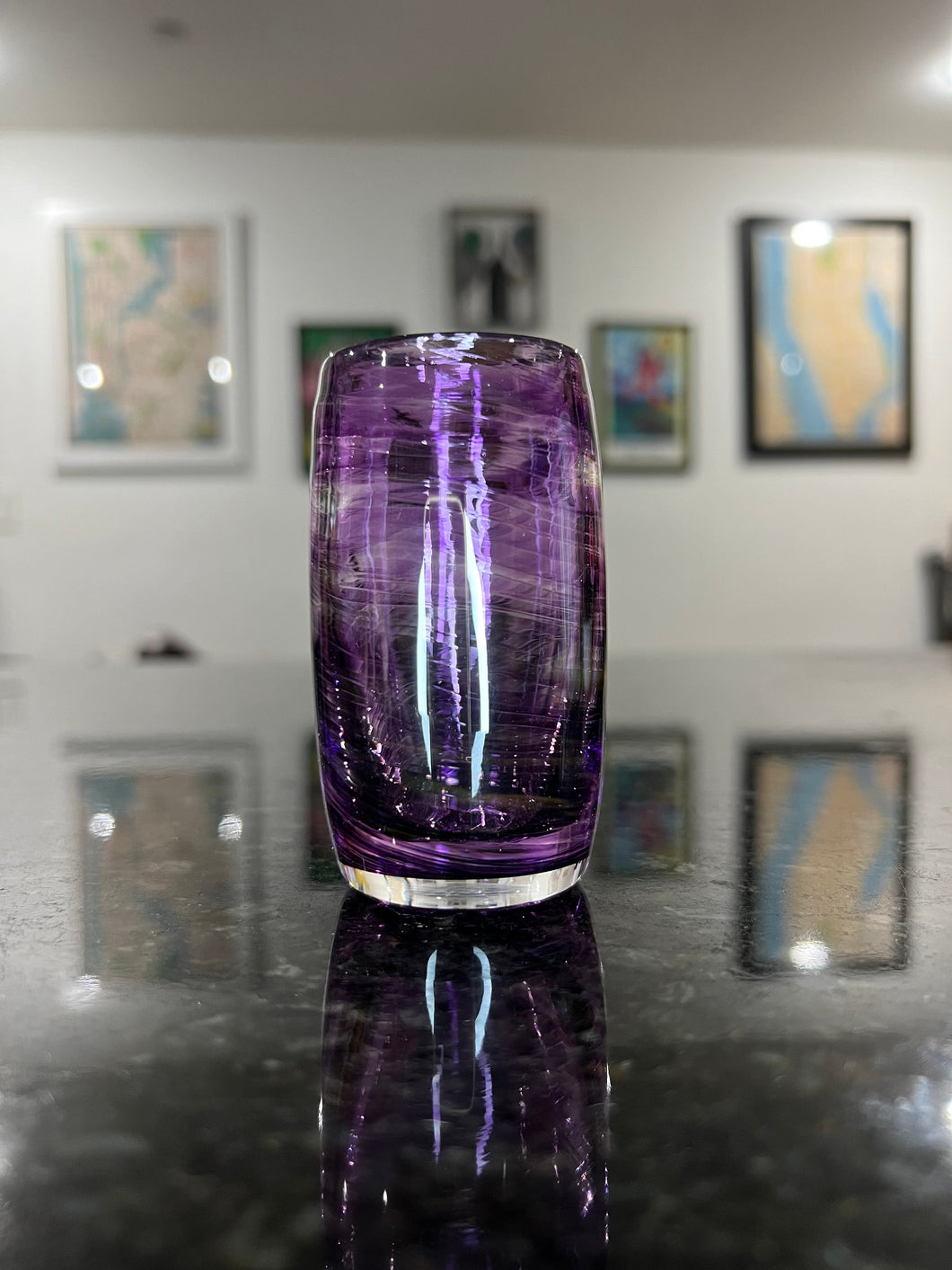 Violet Blue Shot Glass