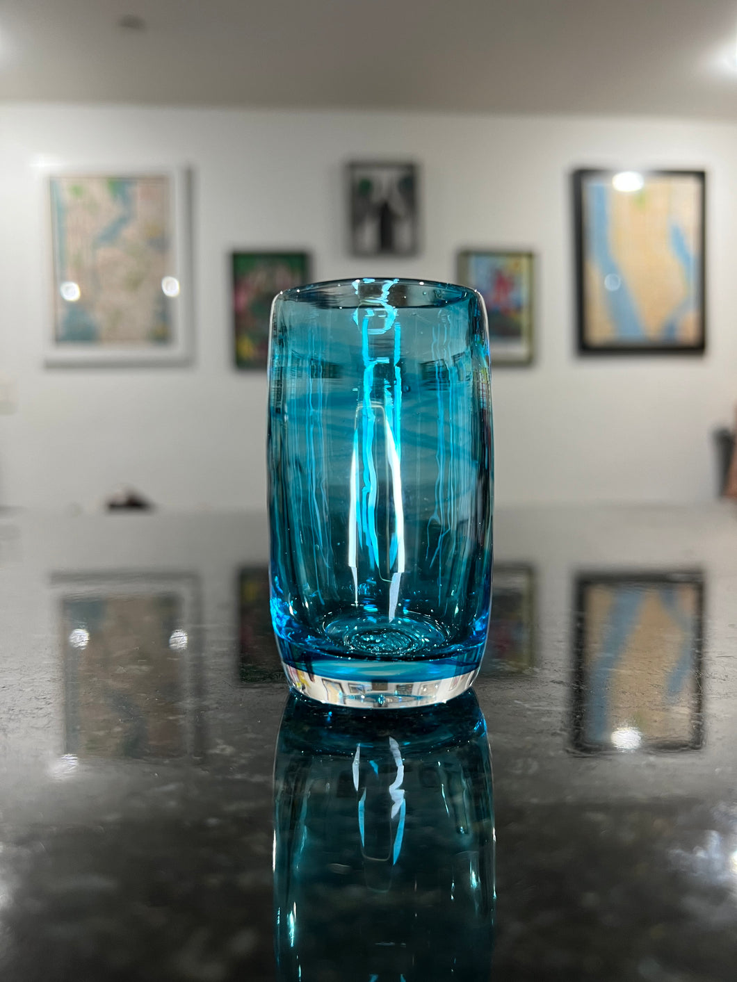 Copper Blue Shot Glass