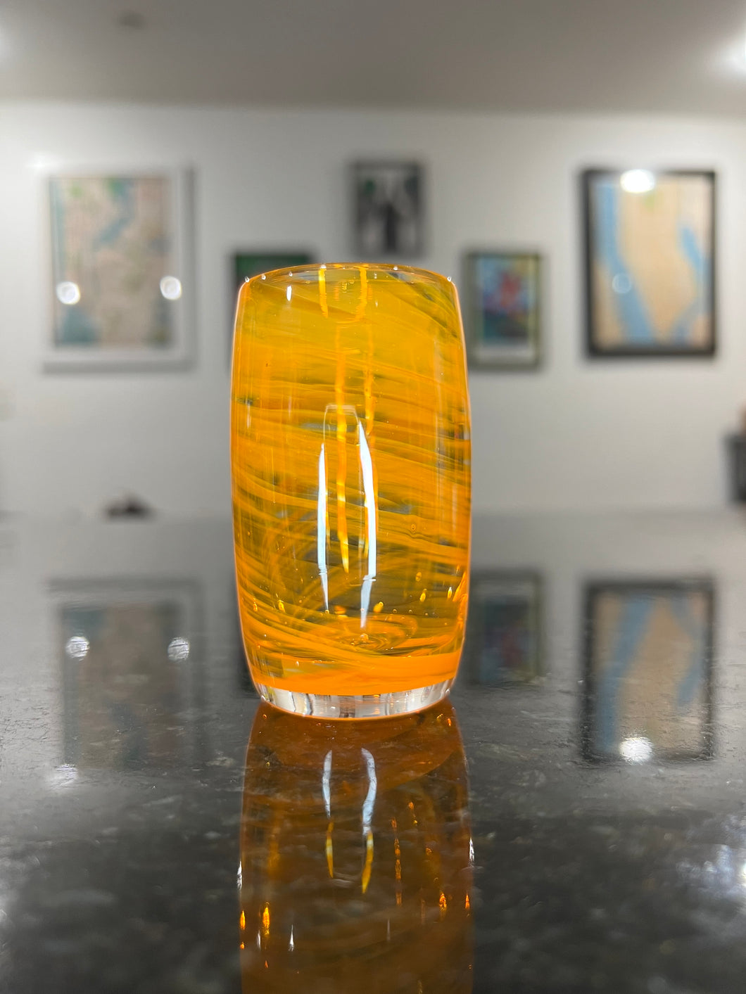 Saffron Shot Glass