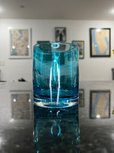 Load image into Gallery viewer, Copper Blue Rocks Glass
