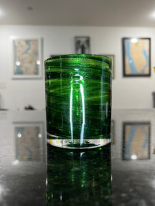 Aventurine Green Rocks Glass