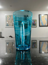 Load image into Gallery viewer, Copper Blue Pint Glass
