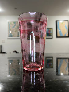 Cranberry Pink Pint Glass