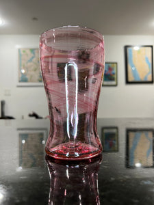 Cranberry Pink Craft Beer Glass