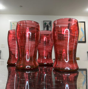 Brilliant Ruby Craft Beer Glass