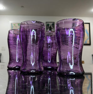 Violet Blue Craft Beer Glass